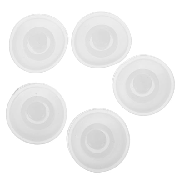 LITINKIMI 5Pcs Leakproof Plastic Water Bottle Stopper Replacement Cap with Nonslip Grip for Travel and Daily Use