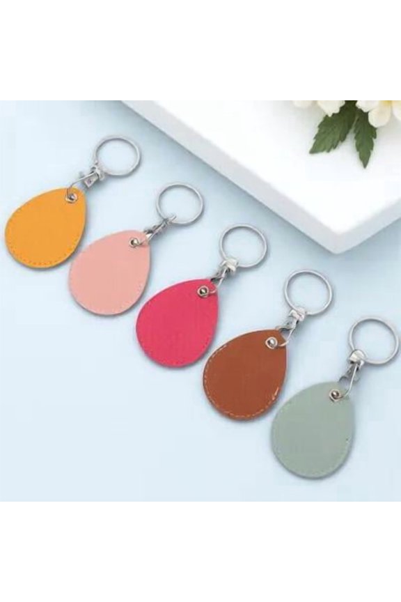 5-Pack Portable Access Card Sleeves with Keychain in Assorted Colors for Easy Carry and
