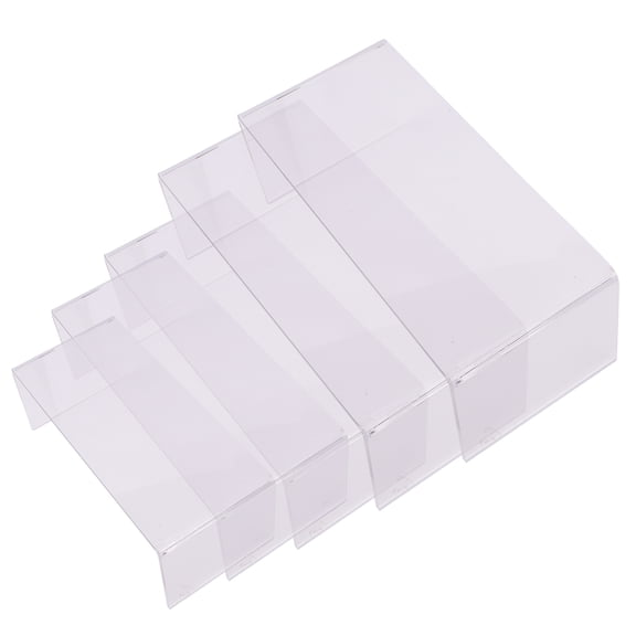 LITINKIMI 5Pcs Acrylic Shoe Holder White U Shape Display Rack for Shoes