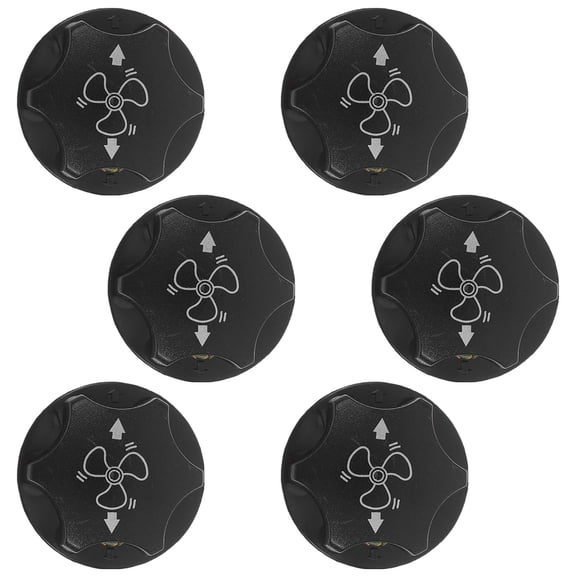 LITINKIMI 6-Pack Black Rotary Knobs Replacement for Electric Fans, Upgrade and Use
