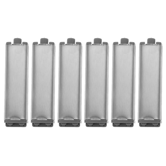 LITINKIMI 6Pcs Cabinet Push Button Hinges Self Closing Handlefree Installation ABS Steel Shell for Bathroom