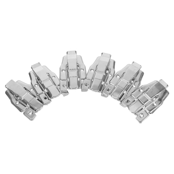 LITINKIMI 6Pcs Metal Toggle Latch Duckbilled Lock for Iron and Wooden Boxes Storage