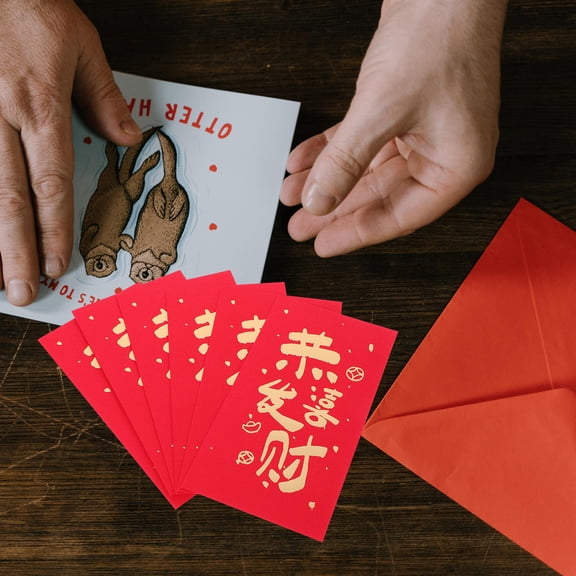 LITINKIMI Red Envelopes Paper Traditional Chinese New Year Lucky Money
