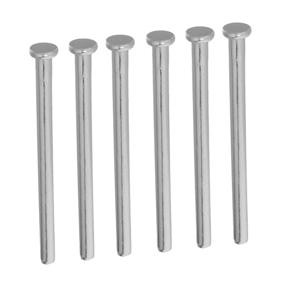 LITINKIMI 6pcs Inch Stainless Steel Removable Door Hinge Pins for Wood Doors