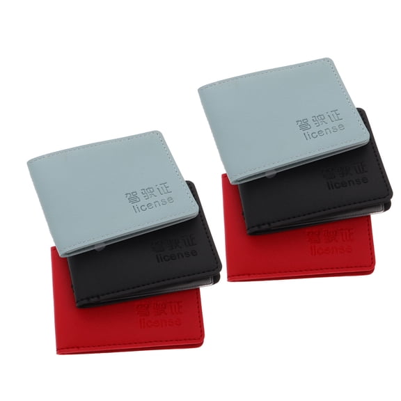 LITINKIMI 6-Pack Auto Insurance Card Holders and Vehicle Registration Wallets in Assorted Colors