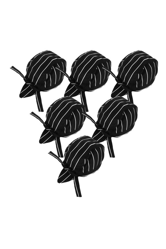6Pcs Stylish Japanese Chef Hats Quick Dry Multicolor Kitchen Caps for Food Industry