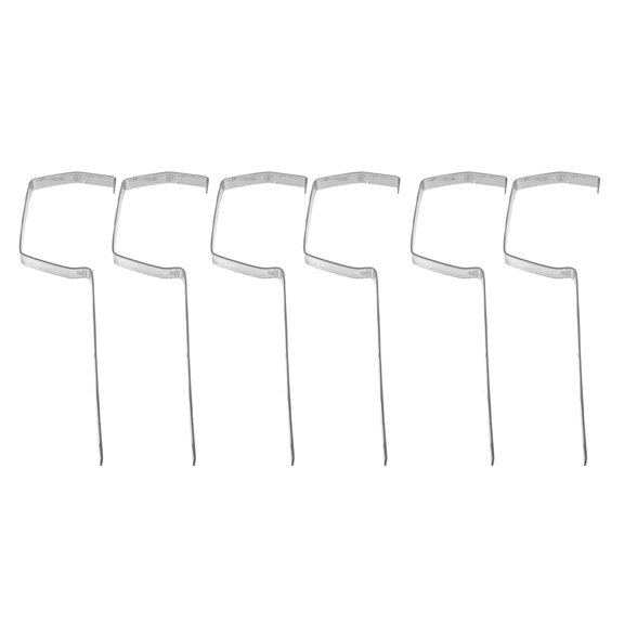 LITINKIMI 6Pcs Weather Resistant Metal Gutter Support Brackets Plated Silver for Efficient Rainwater Flow