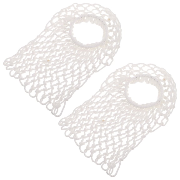 LITINKIMI 6Pcs White Pool Table Pocket Liners with Sturdy Mesh for Billiard Table Supplies