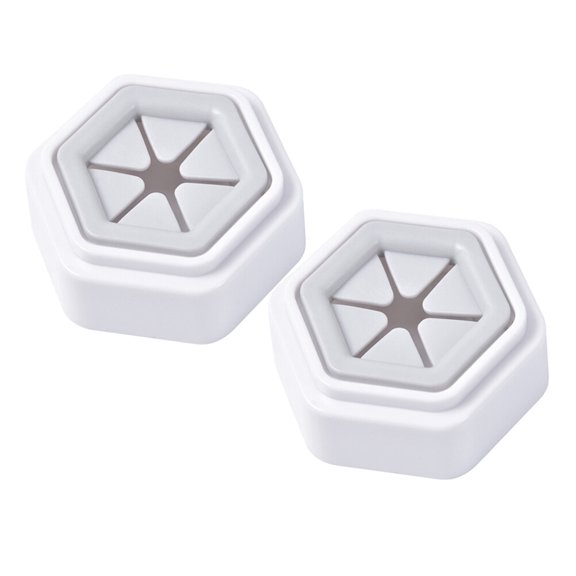 LITINKIMI 6Pcs White Towel Holder Sucker with Punch Free Design for Kitchen Bathroom Storage