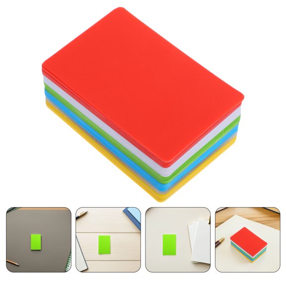 LITINKIMI 72Pcs Waterproof Blank Plastic Business Cards Double Sided Printable for Inkjet Printer