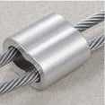 Loop Type Wire Rope LITINKIMI 800pcs Aluminum Crimping Loop Sleeve for 1/16 Inch Cable Wire ...