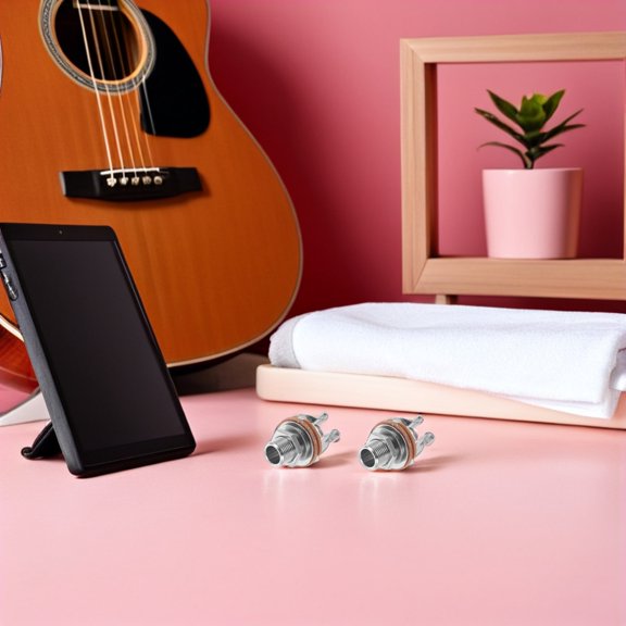 LITINKIMI Bass Guitar Output Jack Mono Audio Instrument Hardware Accessories with -Plated Metal Shell