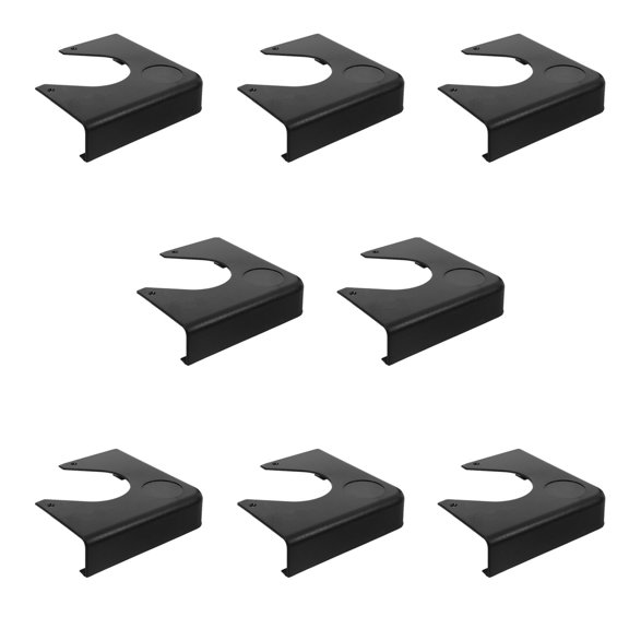 LITINKIMI 8Pcs Black ABS Billiard Table Corner Plates with Precise Fit for Pool Table Replacement
