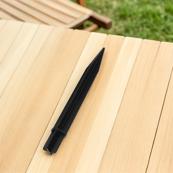 LITINKIMI 8Pcs Black Outdoor Light Stakes Plastic Replacement for Landscape and Solar Lighting