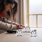 LITINKIMI Metal Ball Corner Protector Plated Silver Iron for Furniture and Flight Box Edge Protection