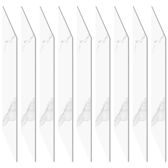 LITINKIMI Eva Foam Wall Stickers White 3D Tile Design for Home Use 9Pcs