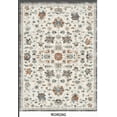 thumbnail image 1 of LITINKIMI 9x12 Living Room Area Rug: Washable, Boho Soft Carpet. Non - Slip, Low Pile, Stain - Resistant and Foldable. Applicable for Bedroom,Colorful Camel Color, 1 of 6