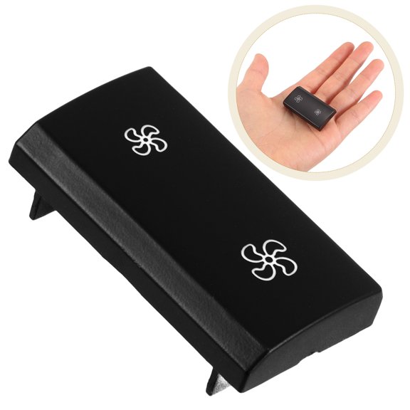 LITINKIMI ABS Black Car Air Conditioner Fan Speed Control Switch Button Replacement for Vehicle Interior