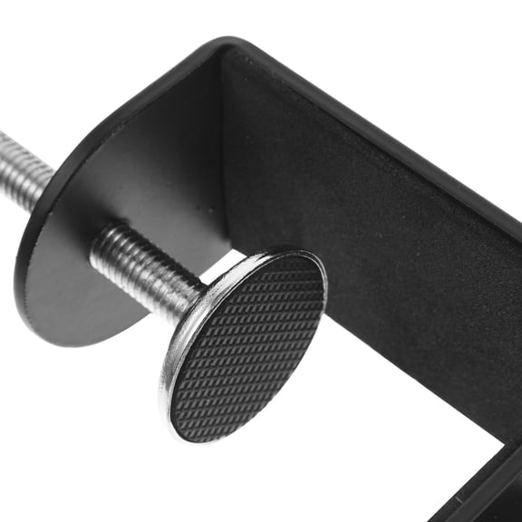 LITINKIMI Adjustable Black Metal Table Clamp for Home Sturdy Desk Mounting Clamp