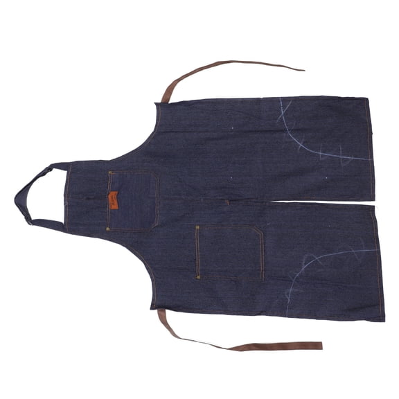 LITINKIMI Litinkimi Denim Split Leg Apron with Multiple Pockets, Ideal for Home Use