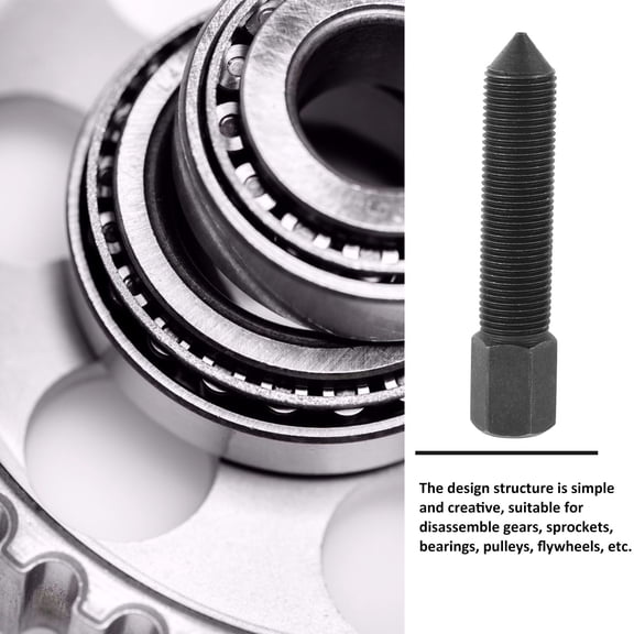 LITINKIMI Adjustable Flywheel Puller Tool for Atv Scooter and Motorcycle Engine Maintenance in Black