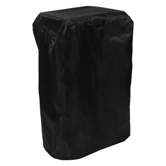 LITINKIMI All Weather Black Oxford Smoker Cover with Uv and Fade Resistant Material