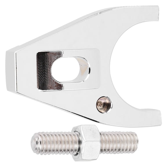 LITINKIMI Aluminum Distributor Clamp Universal Car Distributor Hold Down Clamp Plated Silver Metal