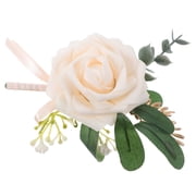 LITINKIMI Artificial Rose Boutonniere for Weddings, Formal Events, and Special Celebrations, Elegant Couple Accessory