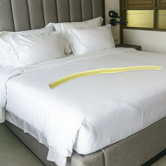 LITINKIMI L Shaped Yellow Bed Wedge Pillow for Filling Gap Between Bed and Wall