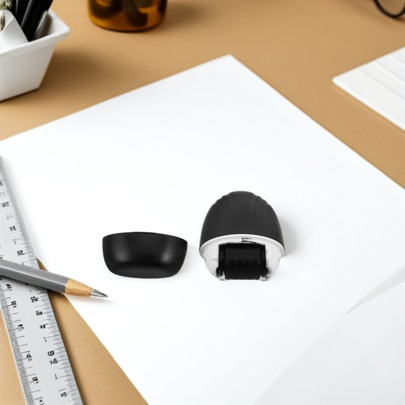 LITINKIMI Black 2 Line Self Inking Roller Stamp for Handwriting and Math Practice At Home