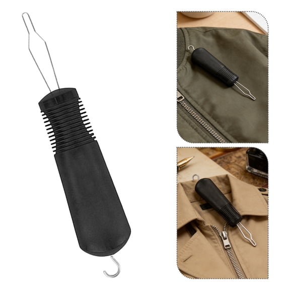 LITINKIMI Button Hook in Black and ABS Plastic Dressing Aid for One Hand