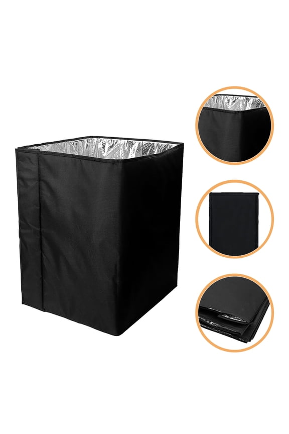 Black Garden Beehive Wrap for Winter Cold Proof Protective Cover Easy to Clean