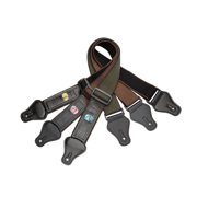 LITINKIMI Black Guitar Strap with Pick Slot for All Guitars Anti Wear and Anti Skid