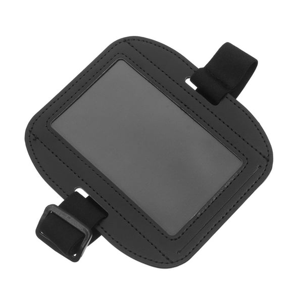 LITINKIMI Stylish Black Horizontal Id Card Holder for Arm Use Waterproof