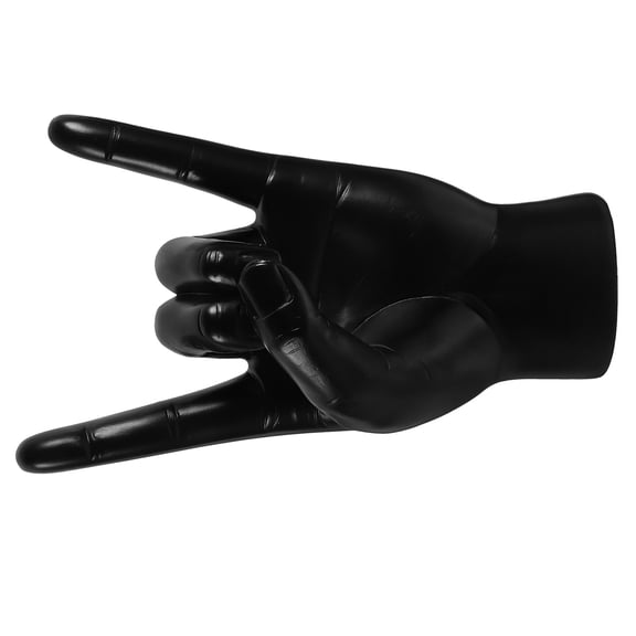 LITINKIMI Nordic Style Resin Hand Sculpture Black Minimalist Home Ornament