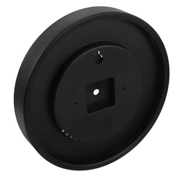 LITINKIMI Black Round Clock Frame Back Cover for Wall Clock Mechanism Replacement and Repair