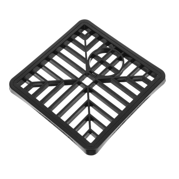 LITINKIMI Black Shower Drain Cover Matte Plastic Floor Drain Cap with Odor Proof Design
