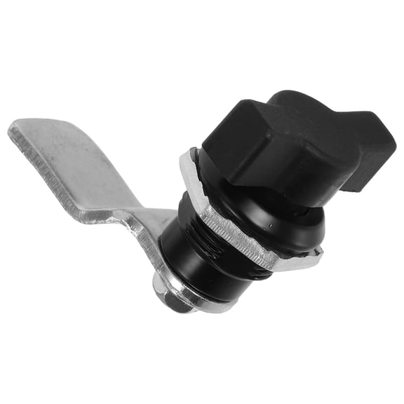LITINKIMI Black T Handle Cylinder Lock Thumb Operated Cam Lock for Toolboxes and Electric Boxes