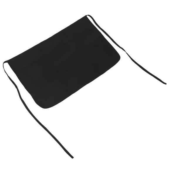 LITINKIMI Black Work Waist Apron with Multi Pockets and Adjustable Fit for Restaurant and Kitchen Use