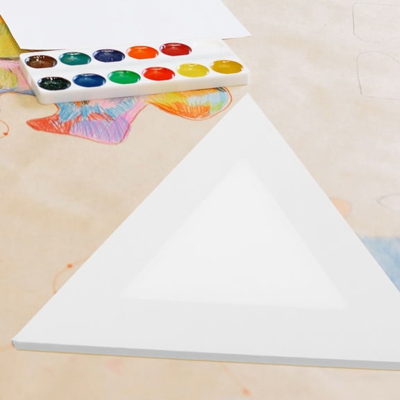 LITINKIMI Triangle Oil Painting Canvas Panel for Beginners and DIY Designers