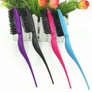 LITINKIMI Bristle Brush for Hair Black Comfortable Styling Easy to Use