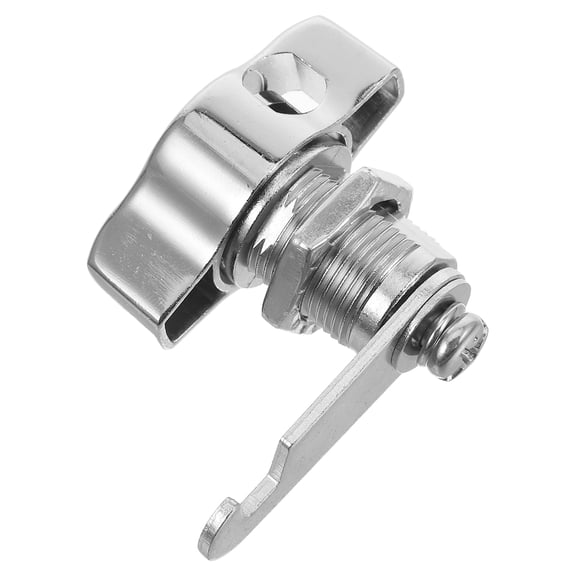 LITINKIMI Cam Lock Keyless Turn Tongue Lock Zinc Alloy 1Pack Great for Tool Boxes