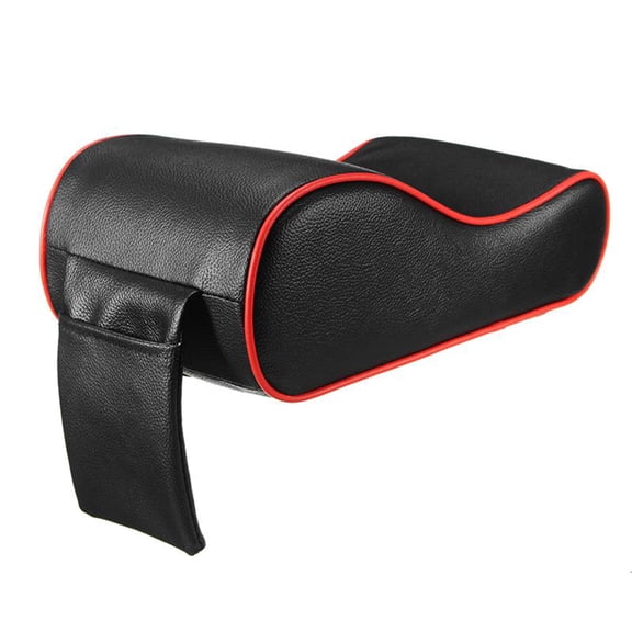LITINKIMI Car Center Console Armrest Cushion Black with Easy Install Straps