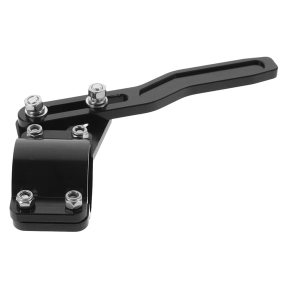 LITINKIMI Car Signal Lever Car Steering Wheel Control Lever Black Aluminum 1 Set