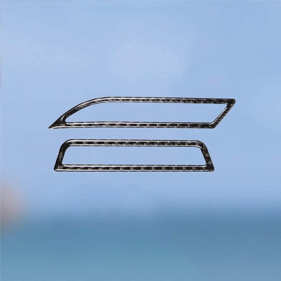 LITINKIMI Car Ventilation Decorations Air Conditioner Outlet Decorative Sticker 2Set