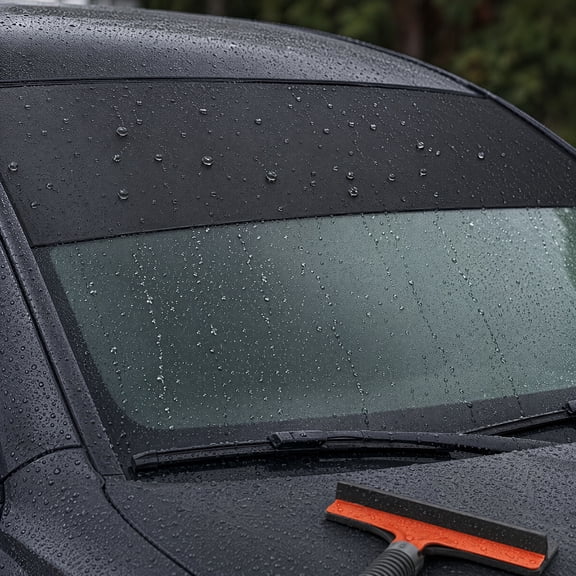 LITINKIMI Car Windshield Banner,Front Windshield Decal Vinyl Sticker Sun Visor Strip Tint Film Racing for Truck Boat RV Trailer Matte Black, 51.18 x 7.87 Inch