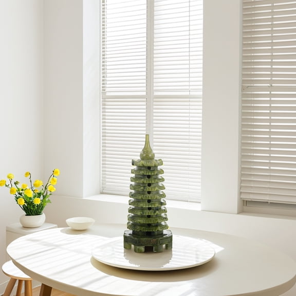 LITINKIMI Chinese Wenchang Tower Model with Serpentine Design, Cultural Decoration Set for Collectors and Enthusiasts