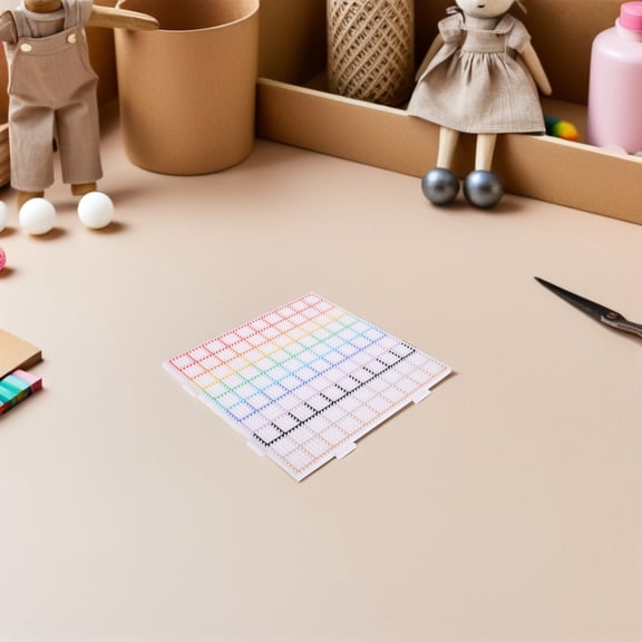LITINKIMI Plastic Fuse Beads Peg Tray with Interlocking Panels for Creating Detailed Patterns and Artwork Designs