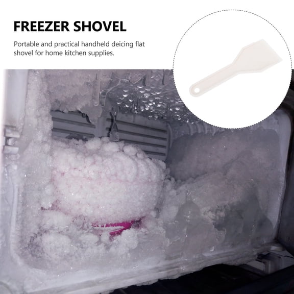 LITINKIMI Handheld Ice Scraper Shovel for Defrosting Freezer and Refrigerator, Flat Deicing Tool, Kitchen Gadget for Ice Removal