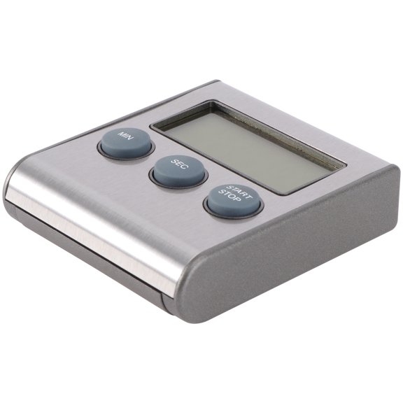 LITINKIMI Digital Countdown Timer Professional for Cooking and Games in Stainless Steel 1Set